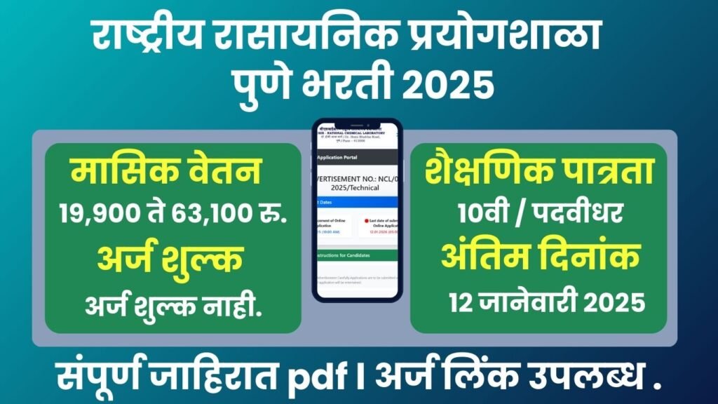 CSIR NCL Bharti 2025