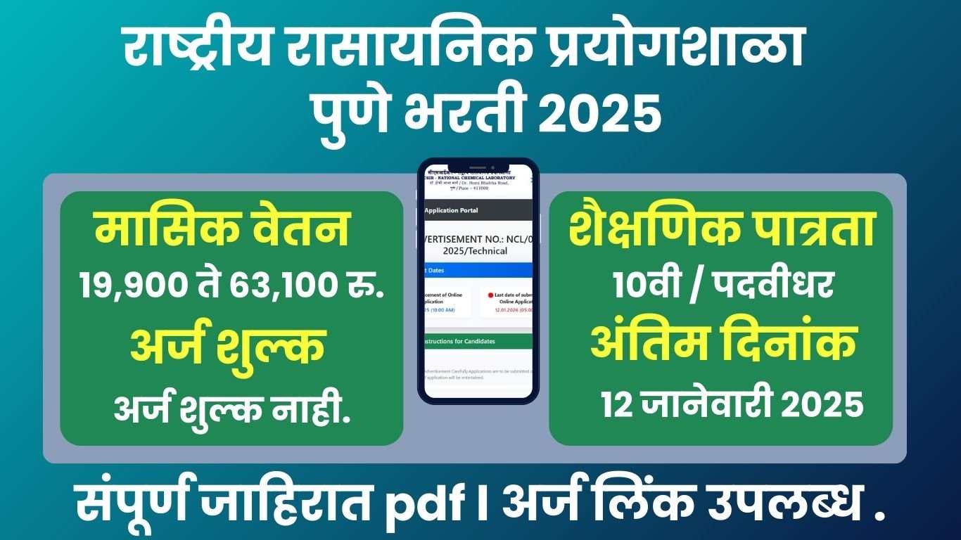 CSIR NCL Bharti 2025