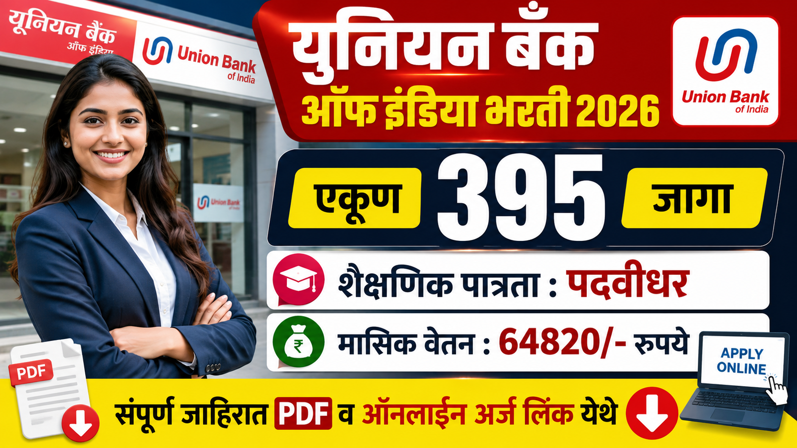 Union Bank of India Bharti 2026